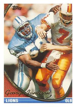 George Jamison Detroit Lions 1994 Topps NFL #368